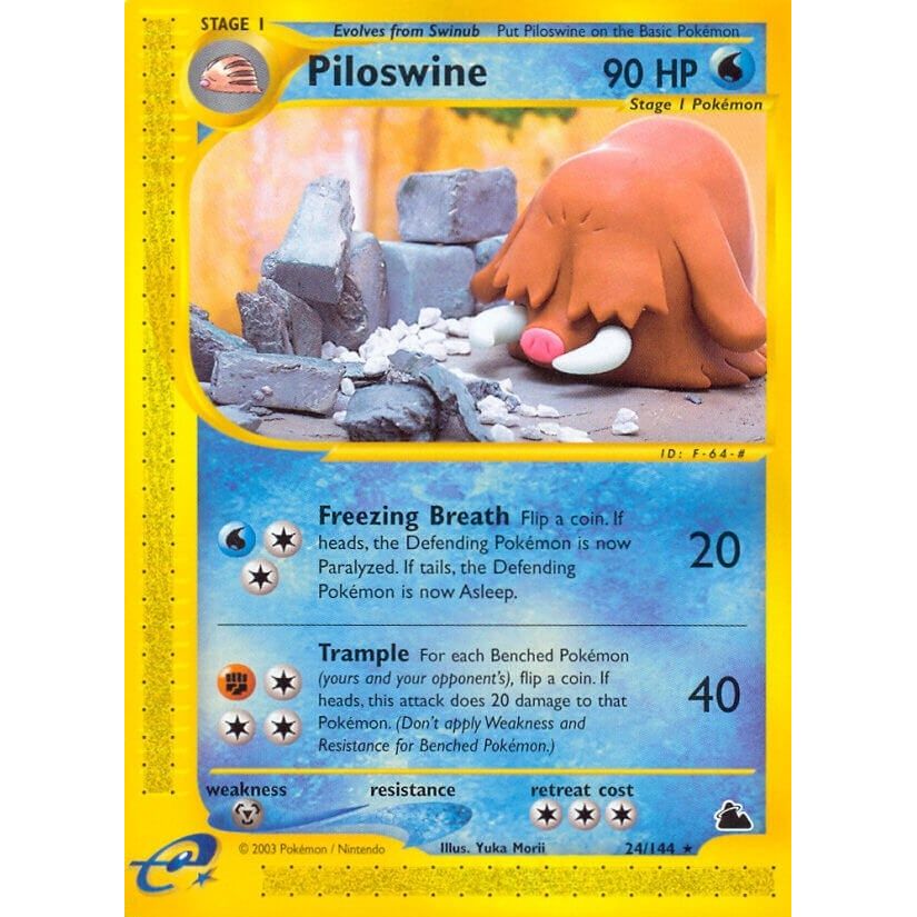 Image for Piloswine (24) (024/144) (SK) - Pokemon