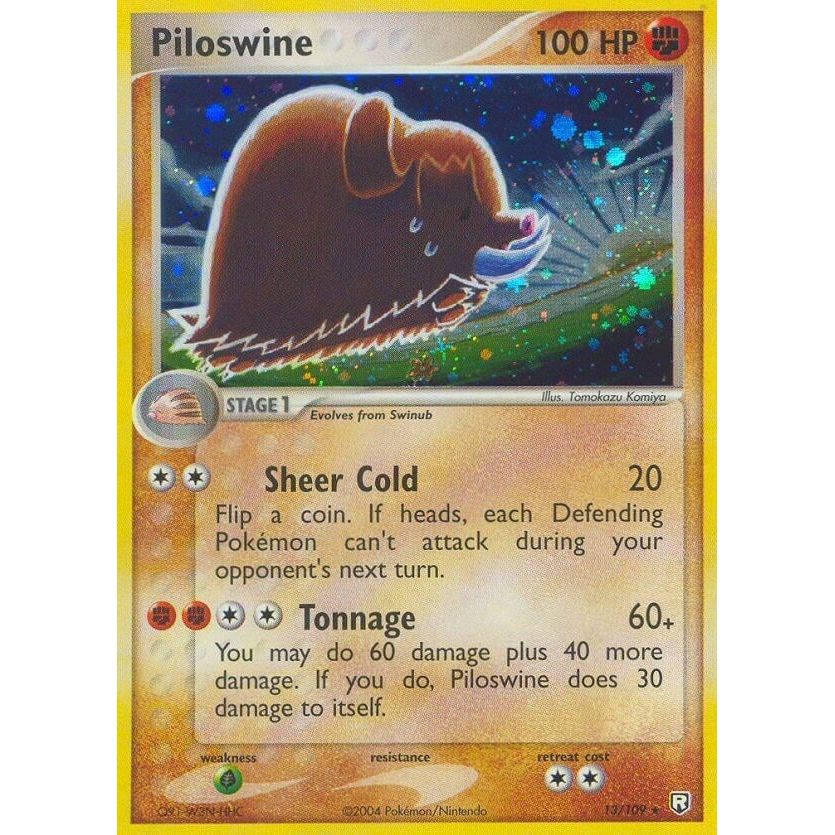 Image for Piloswine (13/109) (RR) - Pokemon