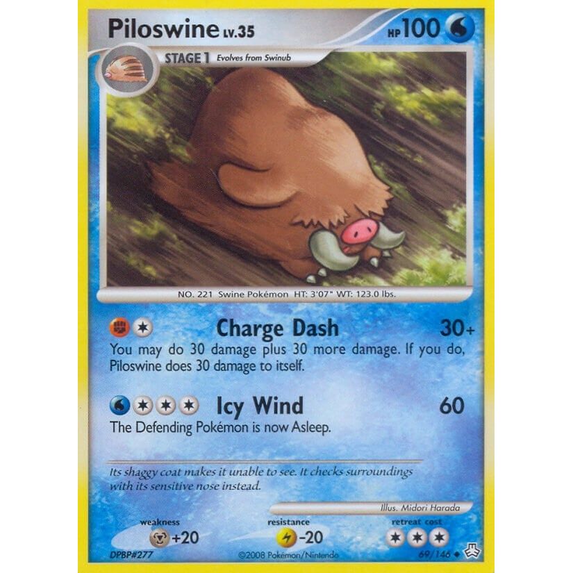 Image for Piloswine (69/146) (LA) - Pokemon