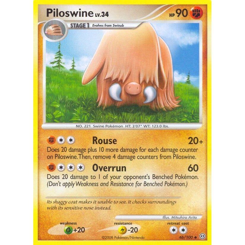 Image for Piloswine (46/100) (SF) - Pokemon