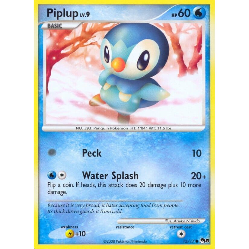 Image for Piplup (015/017) (POP) - Pokemon