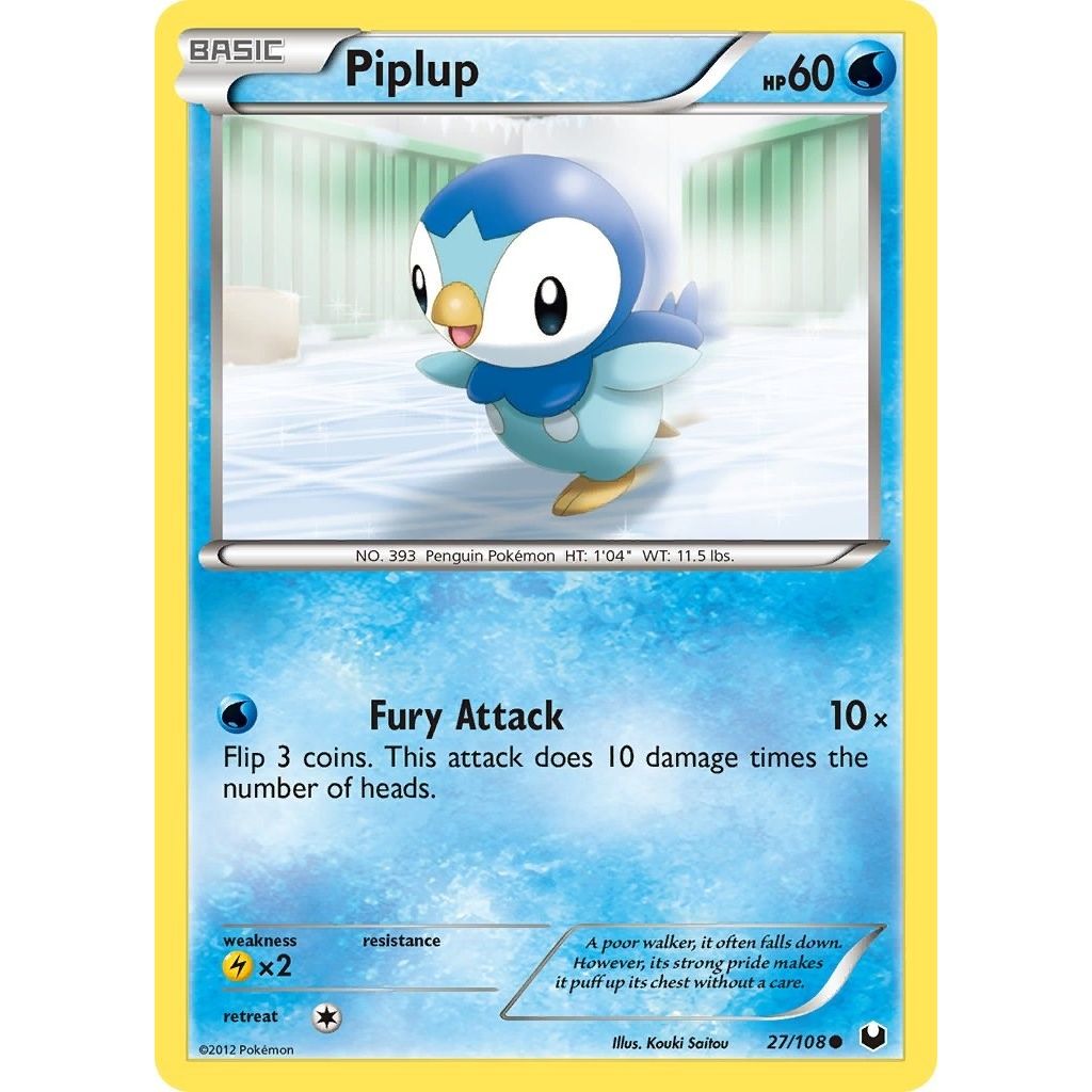 Image for Piplup (27/108) (DEX) - Pokemon