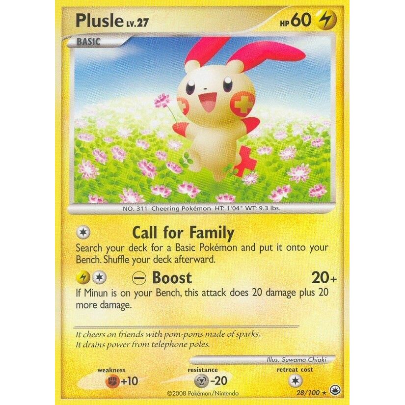 Image for Plusle (28/100) (MD) - Pokemon