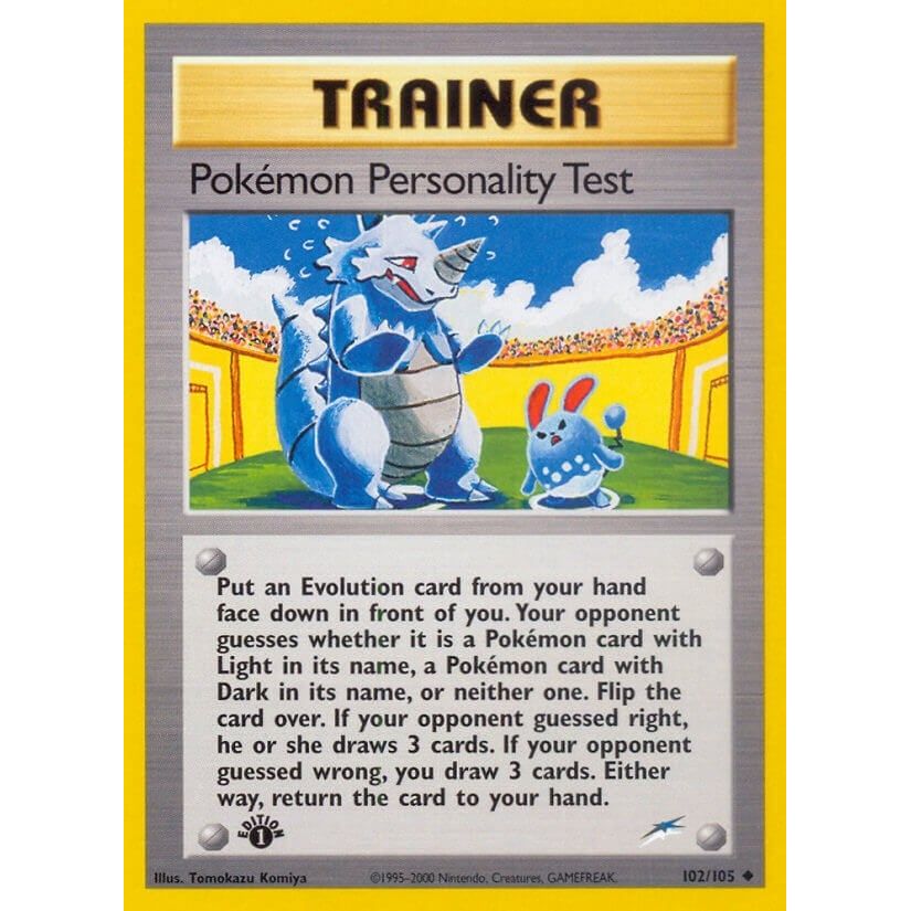 Image for Pokemon Personality Test (102/105) (N4) - Pokemon