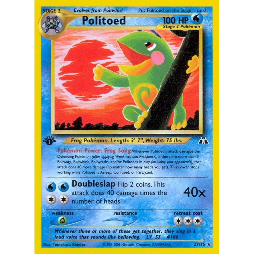 Image for Politoed (27) (27/75) (N2) - Pokemon