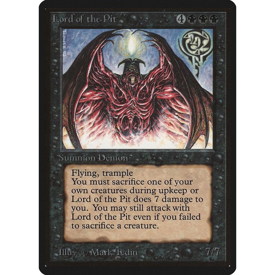 Image for Lord of the Pit (LEB) - Magic: The Gathering