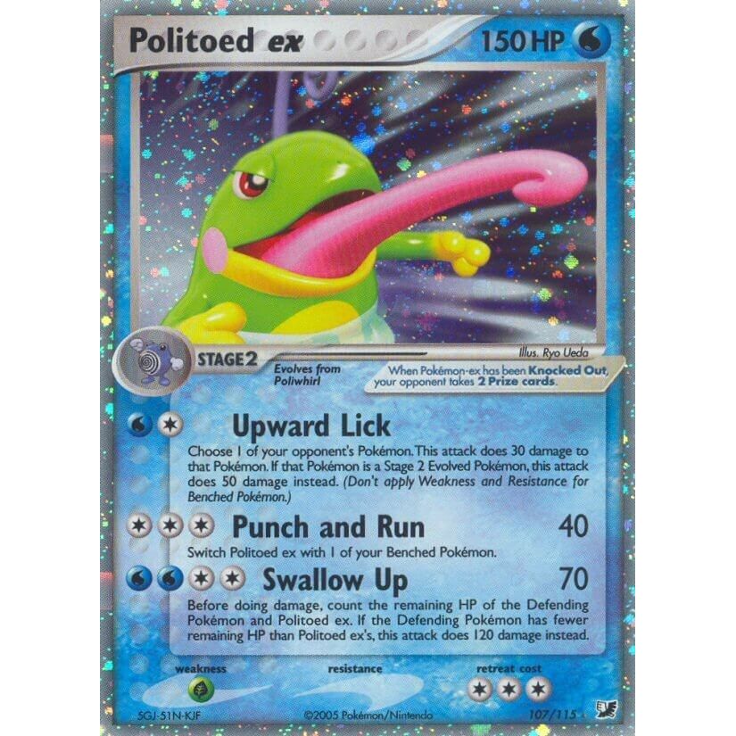 Image for Politoed ex (107/115) (UF) - Pokemon