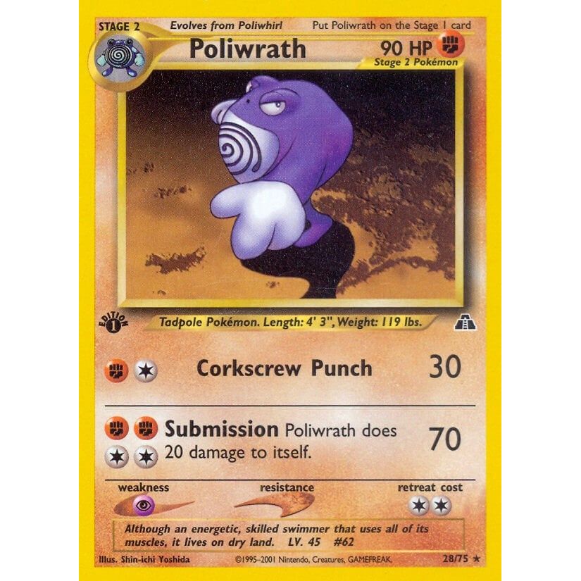 Image for Poliwrath (28) (28/75) (N2) - Pokemon