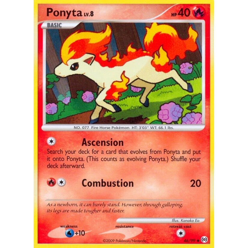 Image for Ponyta (46) (46/99) (AR) - Pokemon