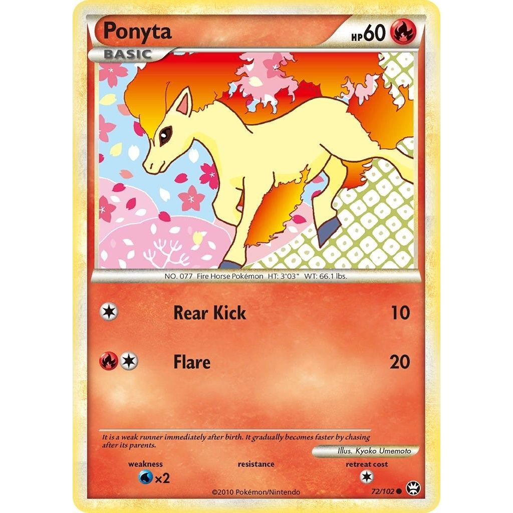 Image for Ponyta (72/102) (TM) - Pokemon