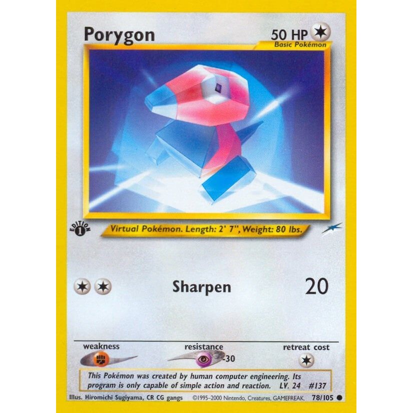 Image for Porygon (078/105) (N4) - Pokemon