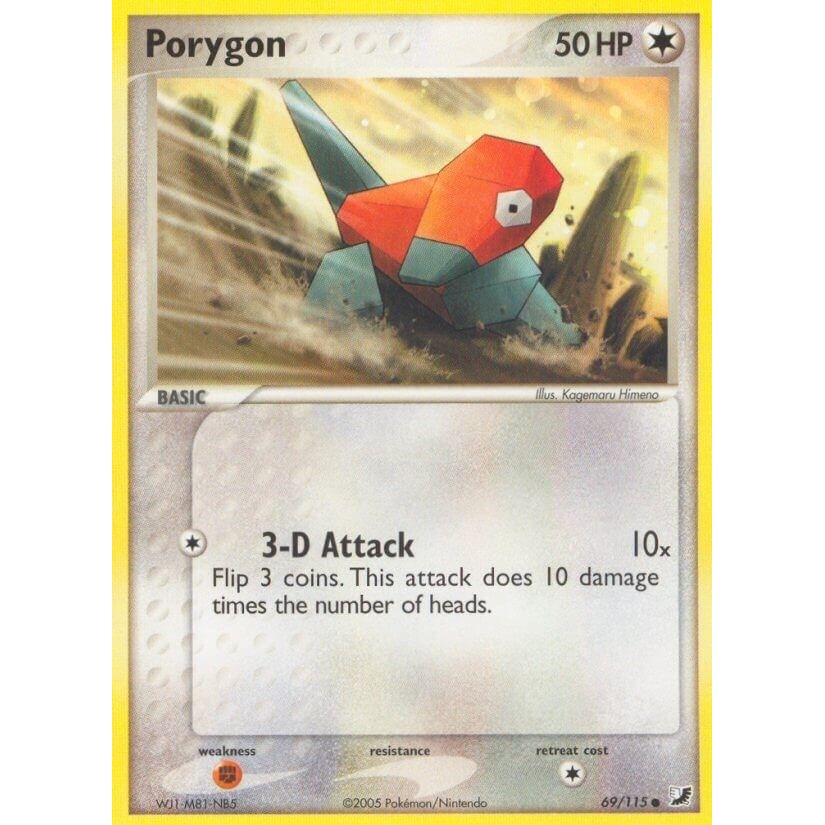 Image for Porygon (69/115) (UF) - Pokemon