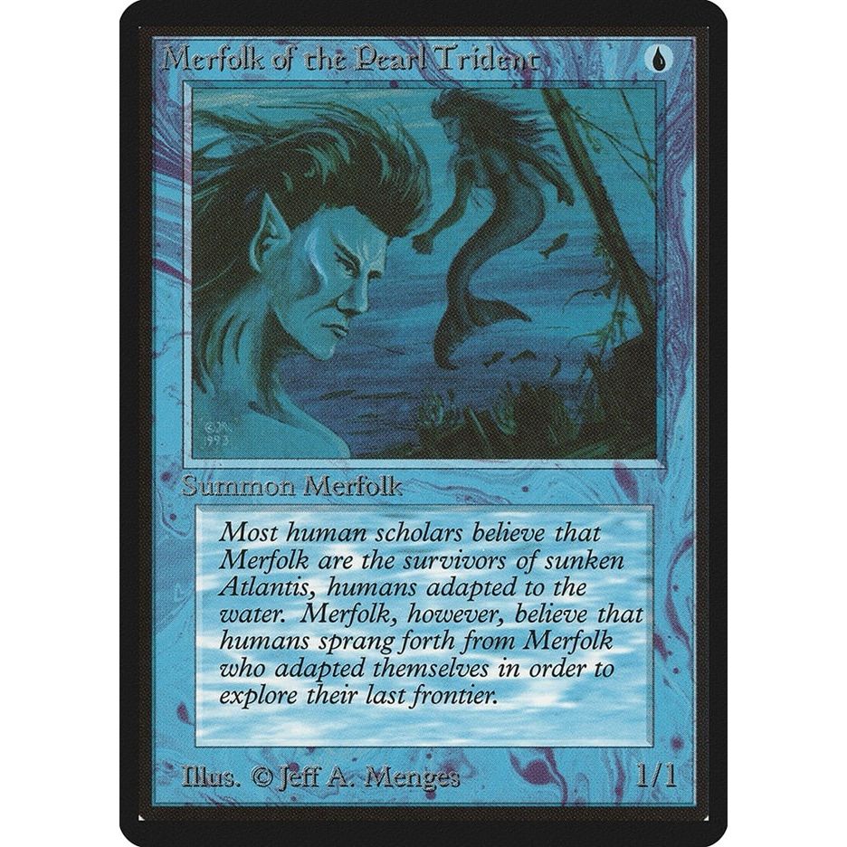 Image for Merfolk of the Pearl Trident (LEB) - Magic: The Gathering