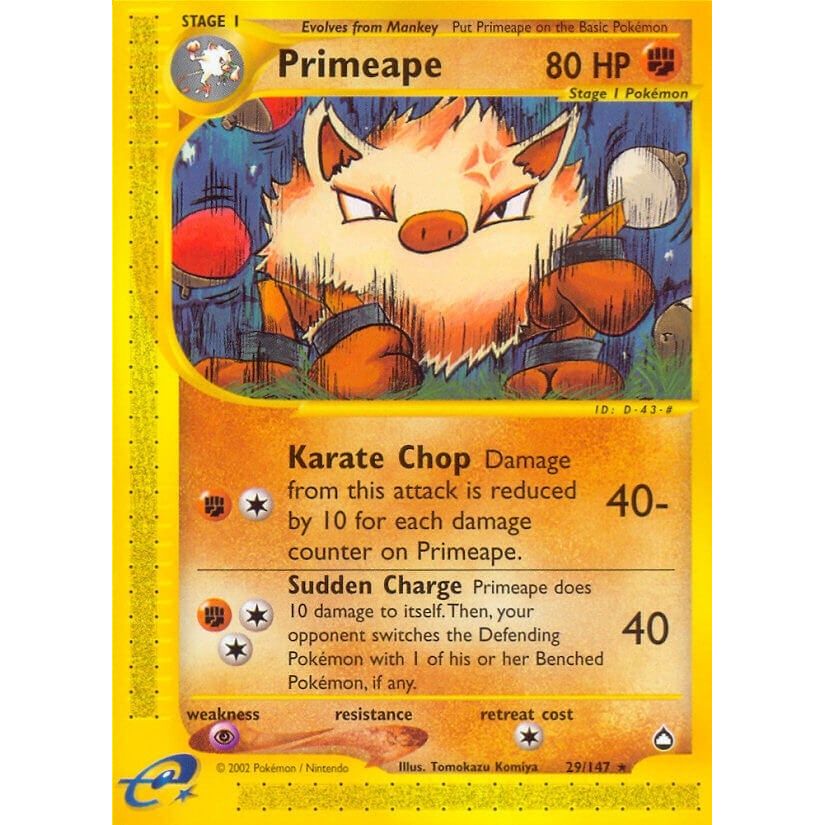 Image for Primeape (029/147) (AQ) - Pokemon