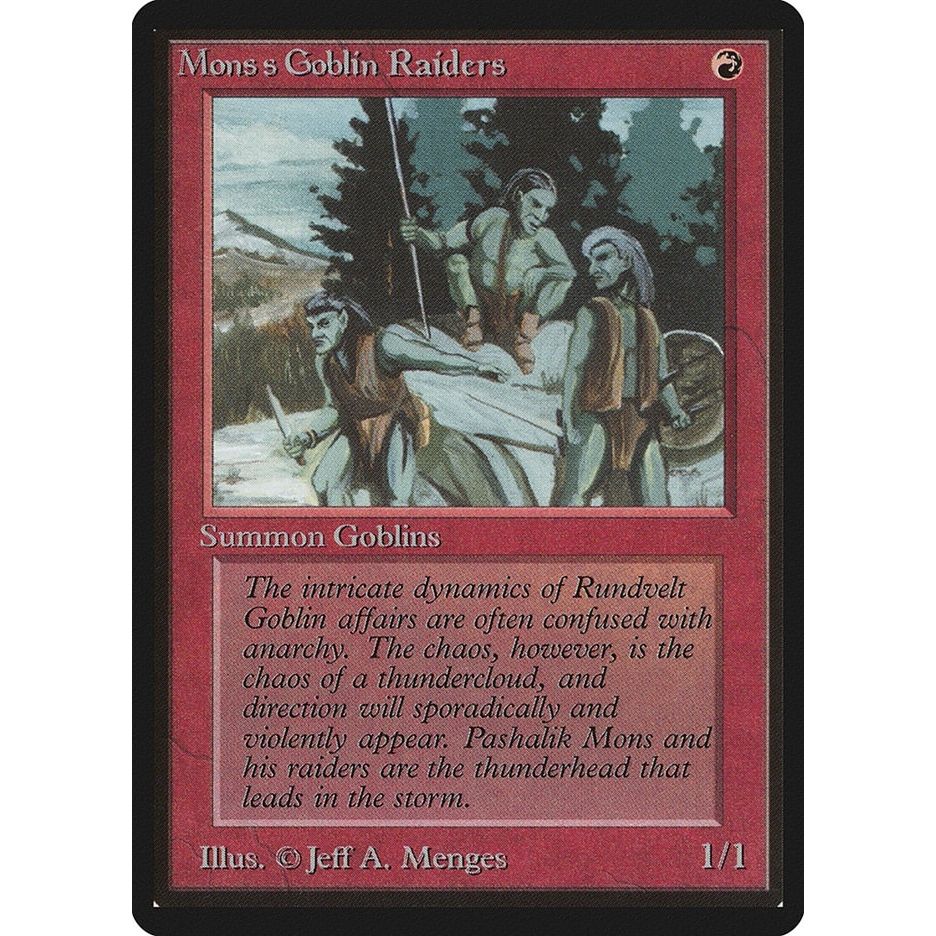 Image for Mons's Goblin Raiders (LEB) - Magic: The Gathering