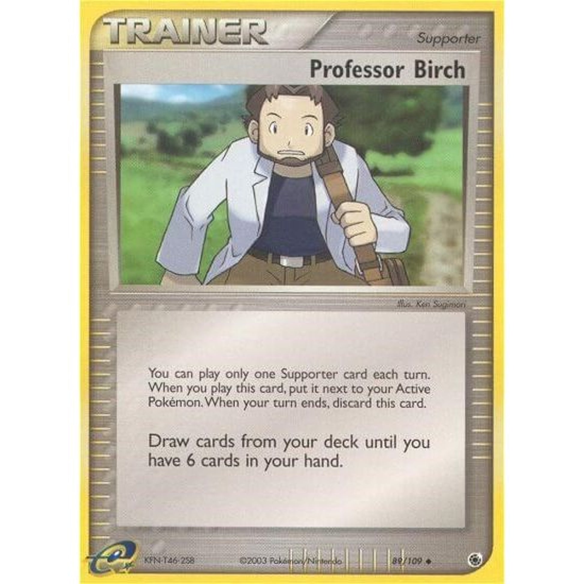 Image for Professor Birch (89/109) (RS) - Pokemon