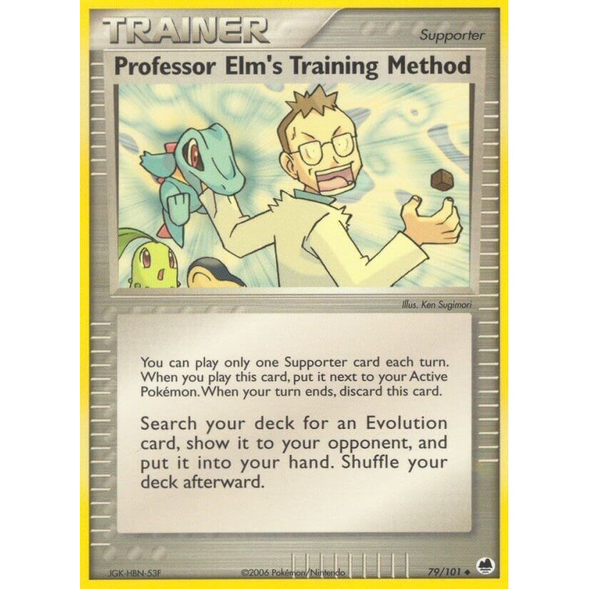 Image for Professor Elm's Training Method (79/101) (DF) - Pokemon