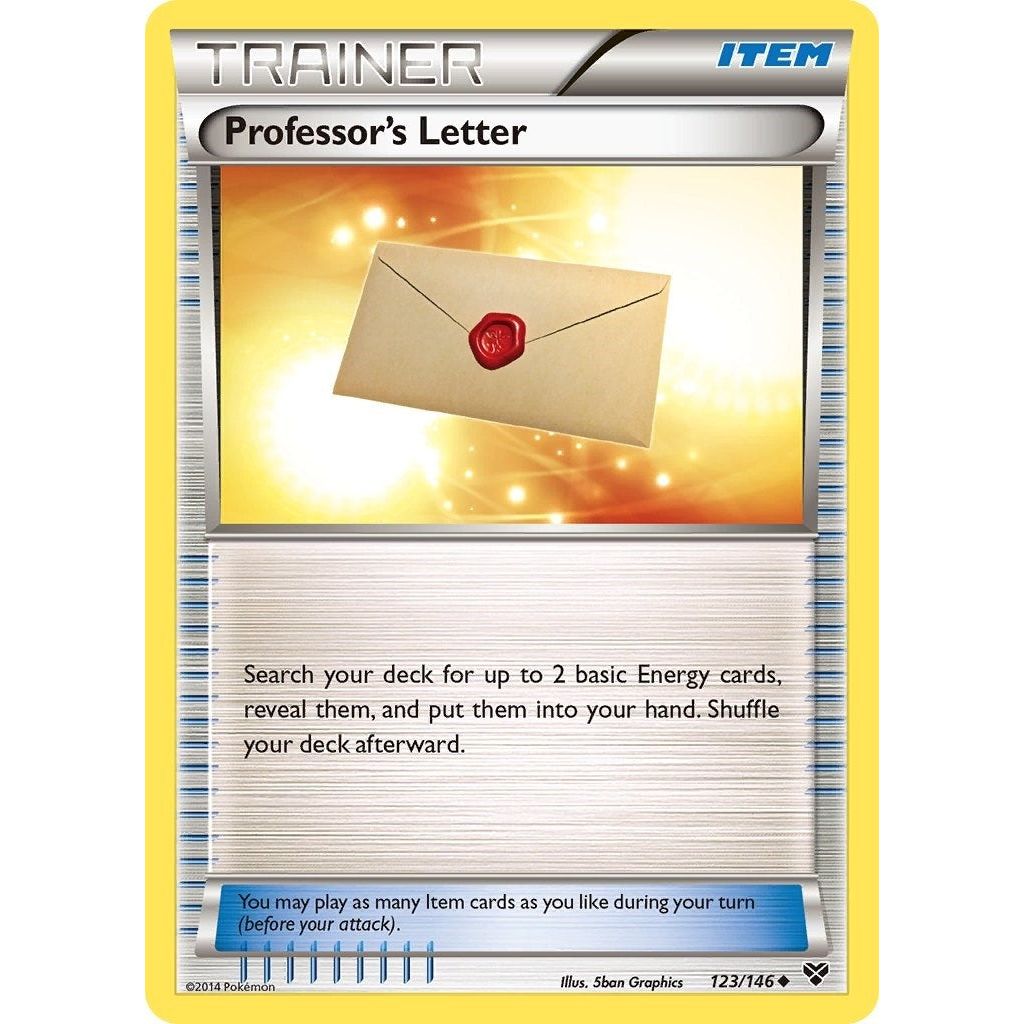 Image for Professor's Letter (123/146) (XY) - Pokemon