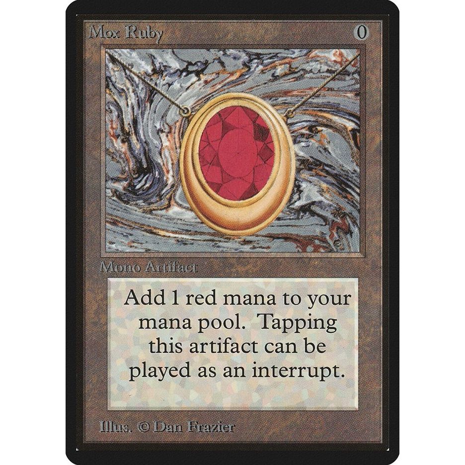Image for Mox Ruby (LEB) - Magic: The Gathering