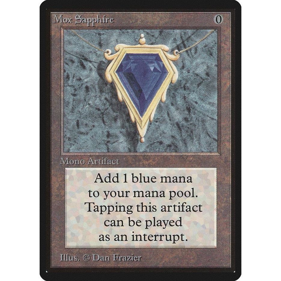 Image for Mox Sapphire (LEB) - Magic: The Gathering