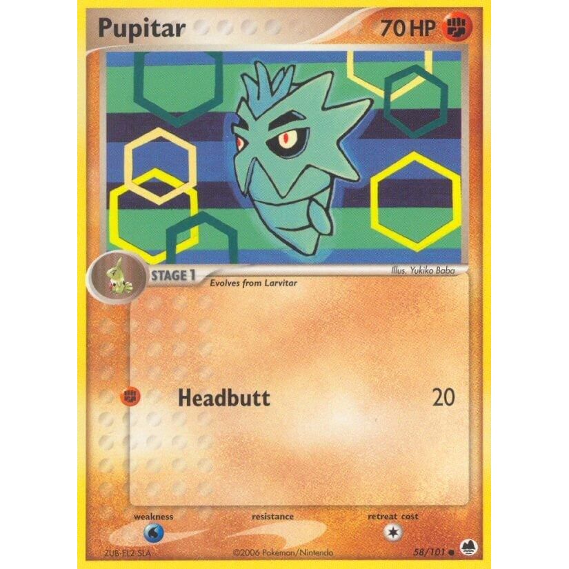 Image for Pupitar (58/101) (DF) - Pokemon
