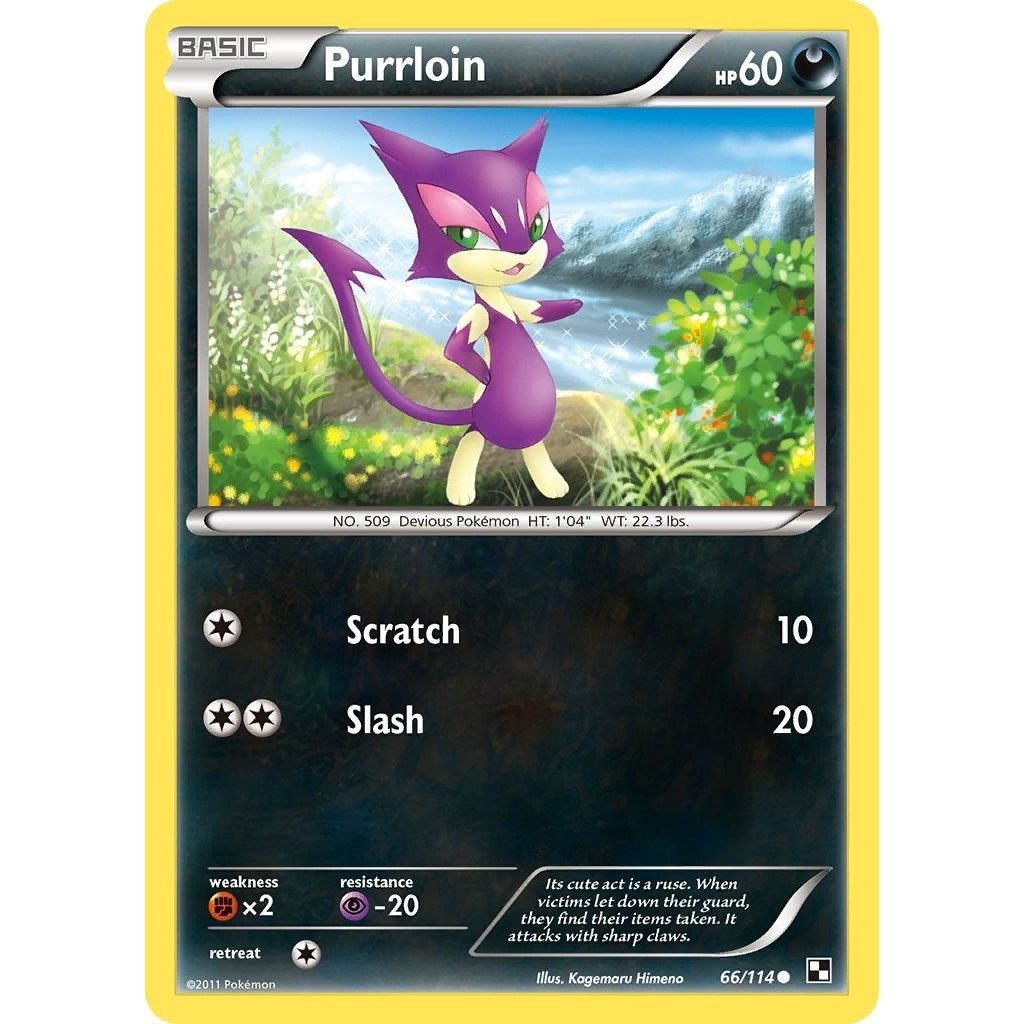 Image for Purrloin (66/114) (BLW) - Pokemon