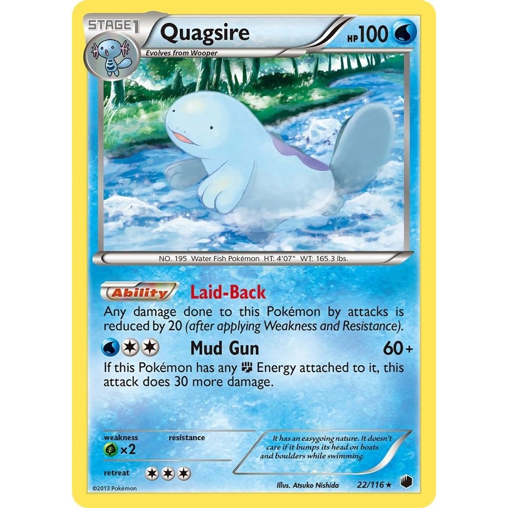 Image for Quagsire (22/116) (PLF) - Pokemon