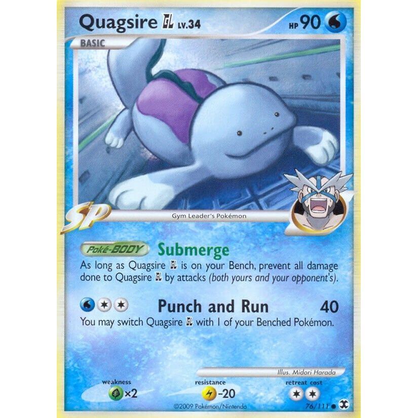 Image for Quagsire GL (76/111) (RR) - Pokemon