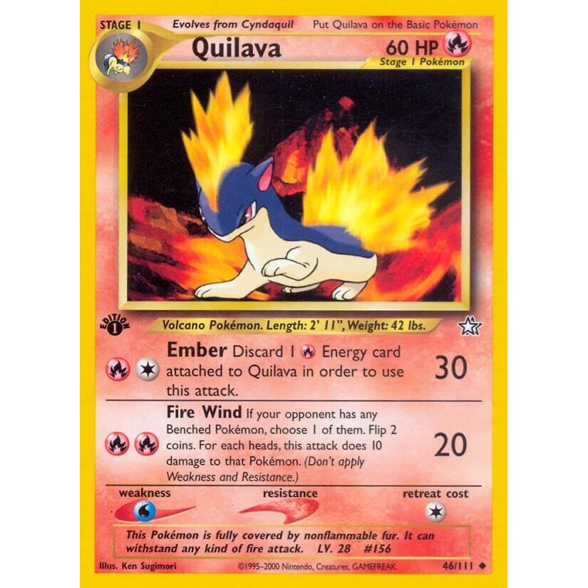 Image for Quilava (46) (046/111) (N1) - Pokemon