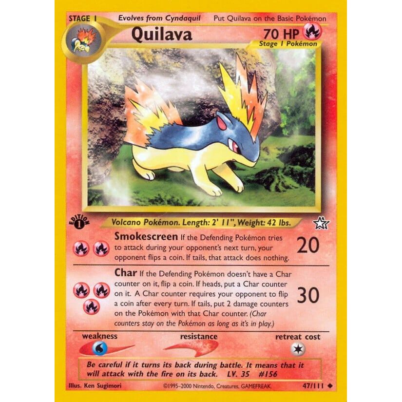Image for Quilava (47) (047/111) (N1) - Pokemon