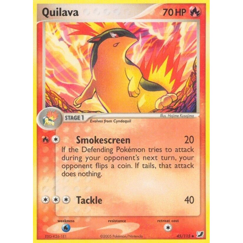 Image for Quilava (45/115) (UF) - Pokemon