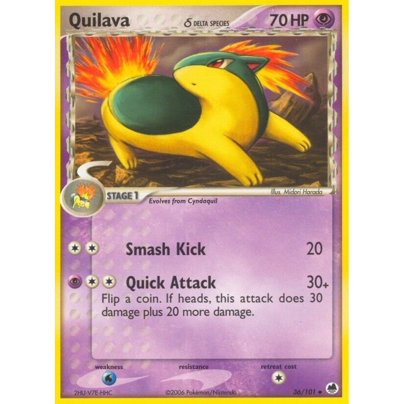 Image for Quilava (Delta Species) (36/101) (DF) - Pokemon