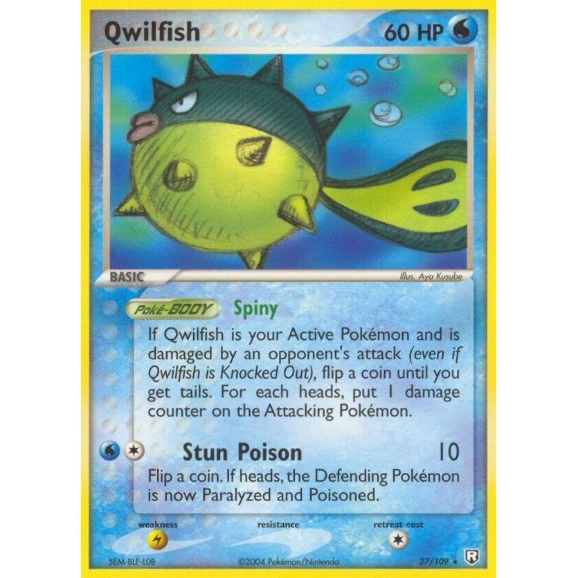 Image for Qwilfish (27/109) (RR) - Pokemon