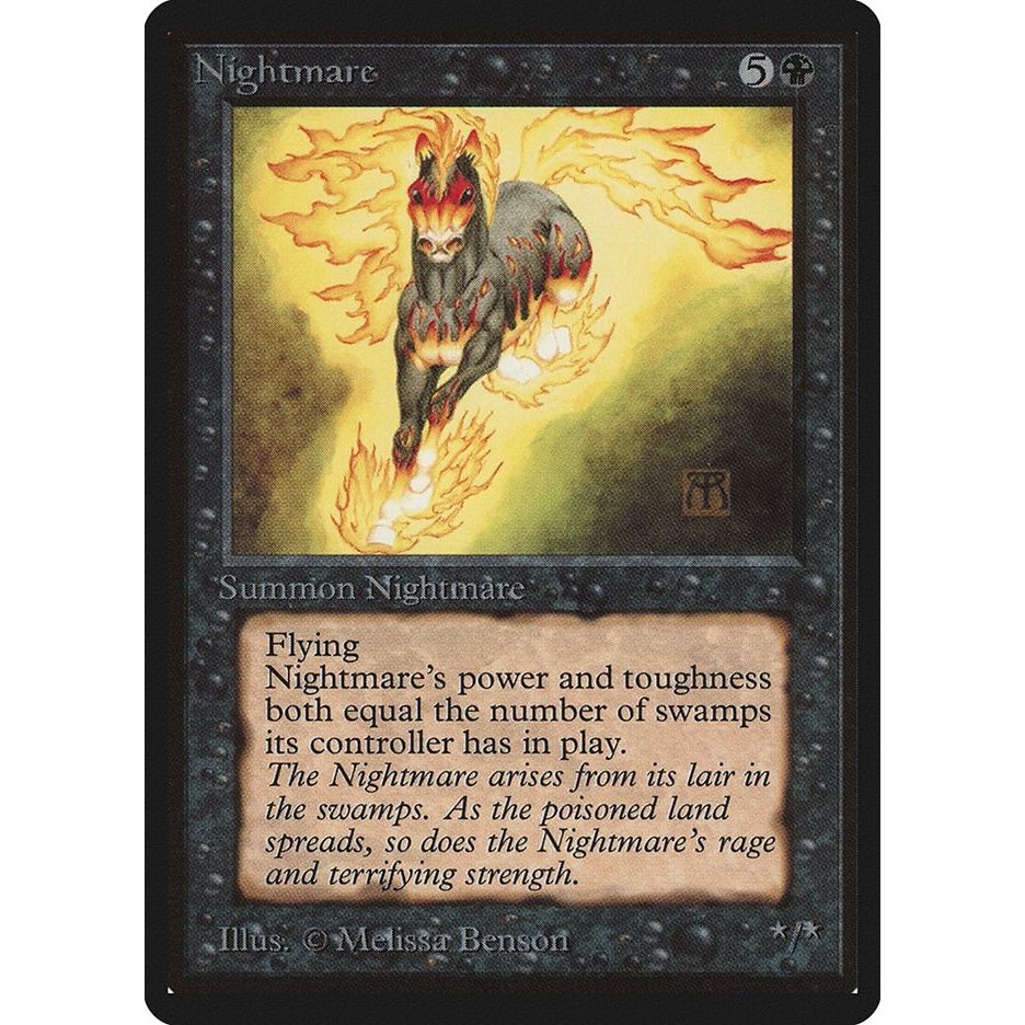 Image for Nightmare (LEB) - Magic: The Gathering