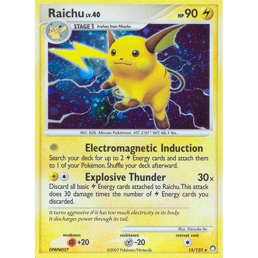 Image for Raichu (15/123) (MT) - Pokemon