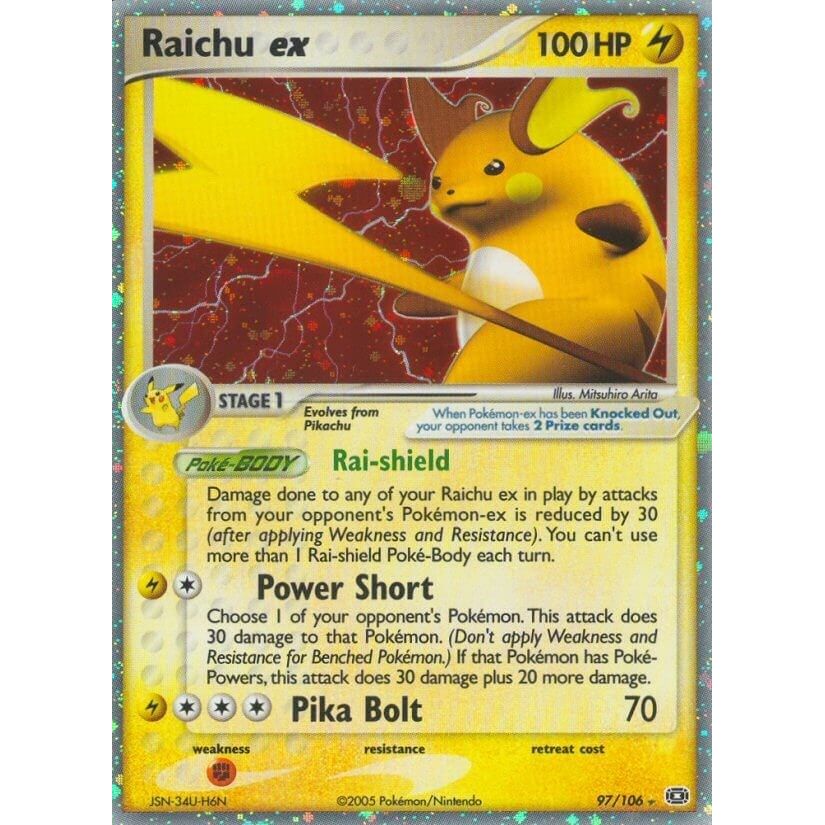 Image for Raichu ex (97/106) (EM) - Pokemon