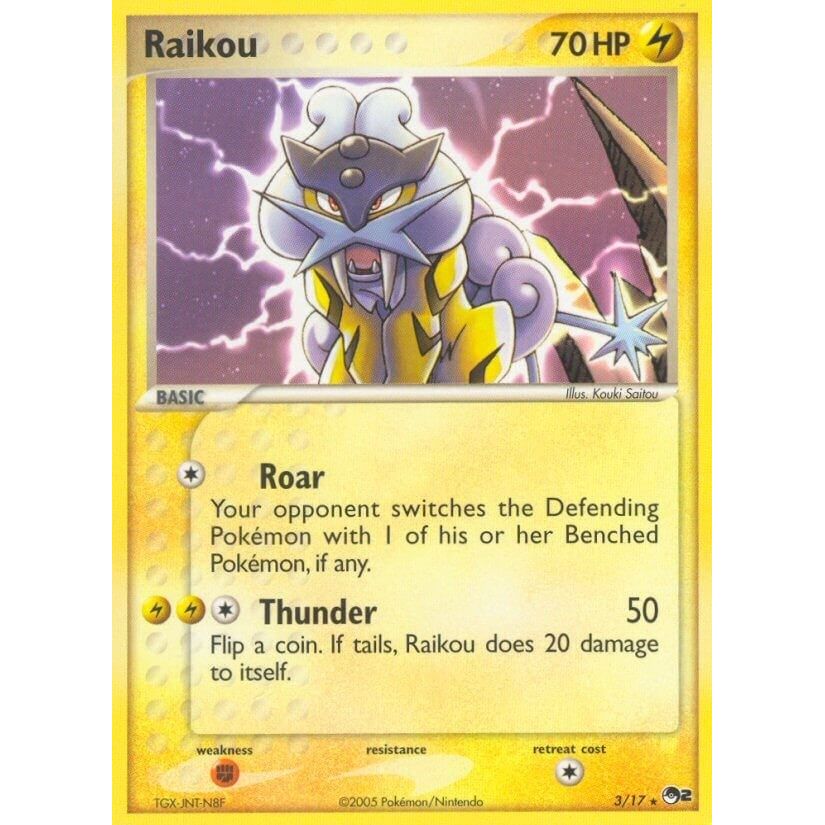 Image for Raikou (003/017) (POP) - Pokemon