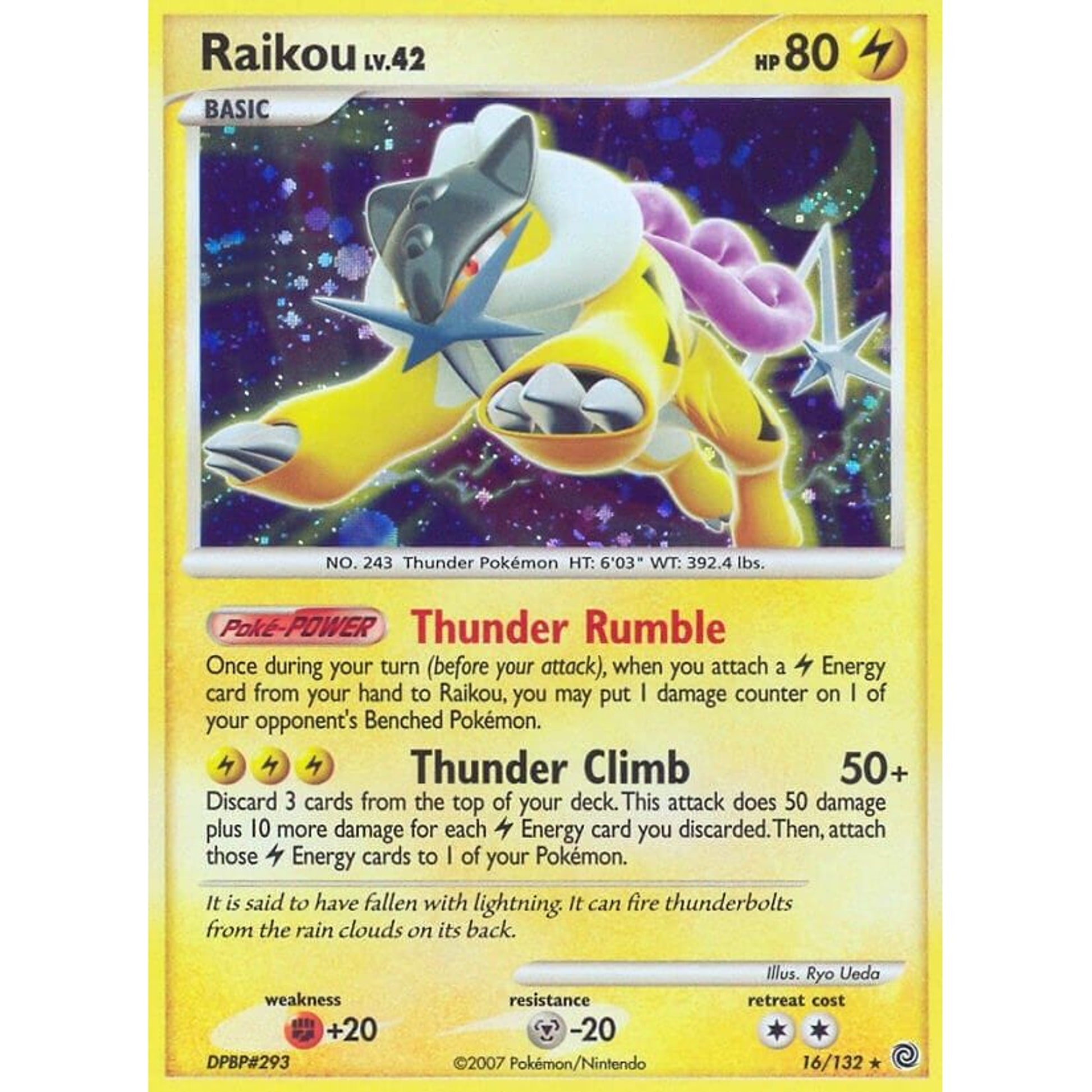 Image for Raikou (16/132) (SW) - Pokemon