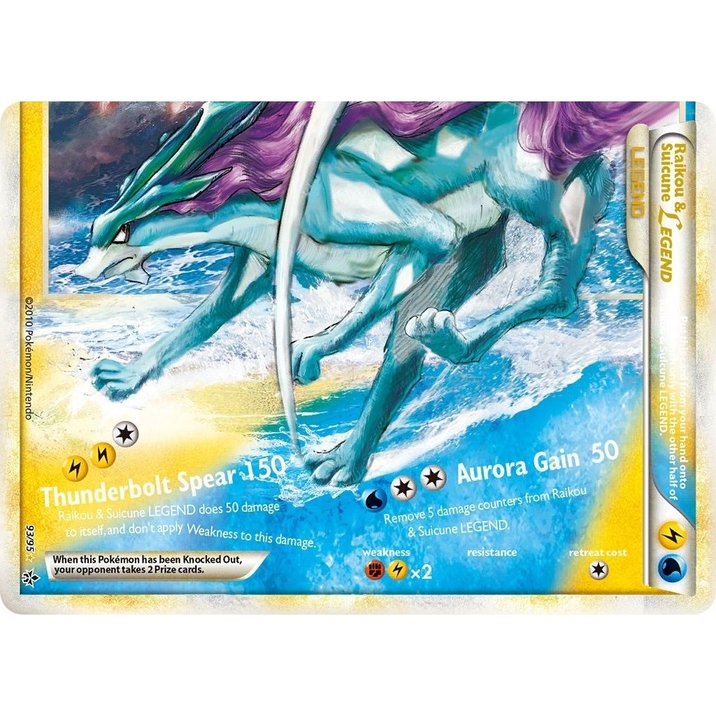 Image for Raikou & Suicune Legend (Bottom) (93/95) (UL) - Pokemon
