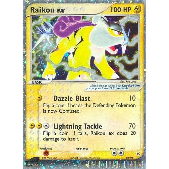 Image for Raikou ex (92/95) (MA) - Pokemon
