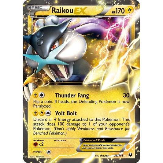 Image for Raikou EX (38/108) (DEX) - Pokemon