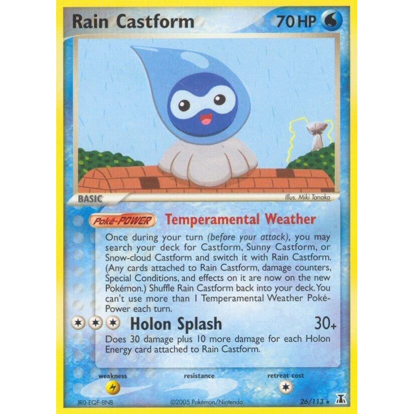 Image for Rain Castform (26/113) (DS) - Pokemon