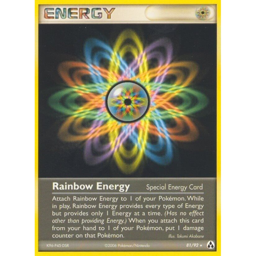 Image for Rainbow Energy (81/92) (LM) - Pokemon