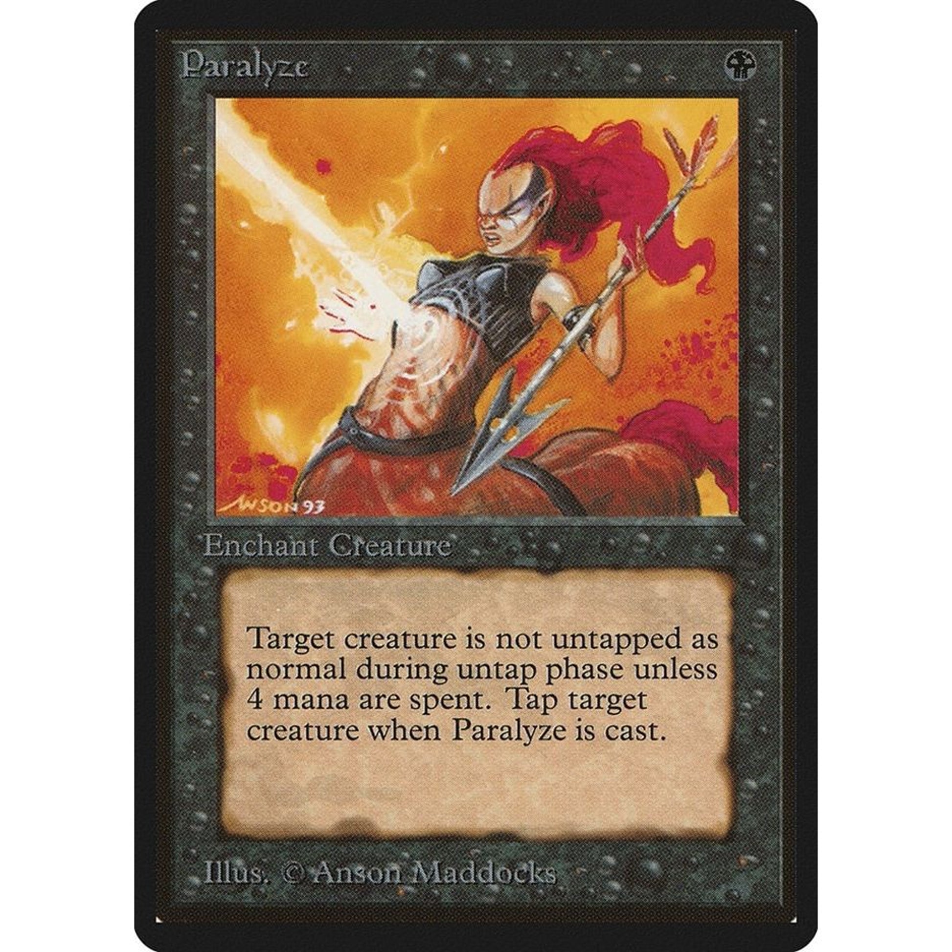 Image for Paralyze (LEB) - Magic: The Gathering