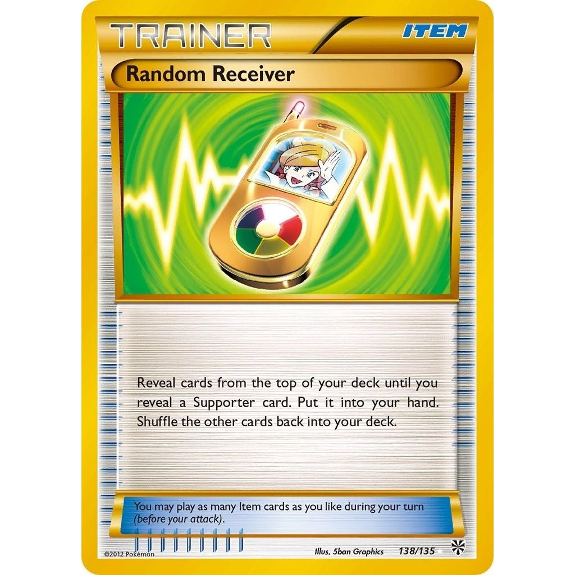 Image for Random Receiver (138/135) (PLS) - Pokemon
