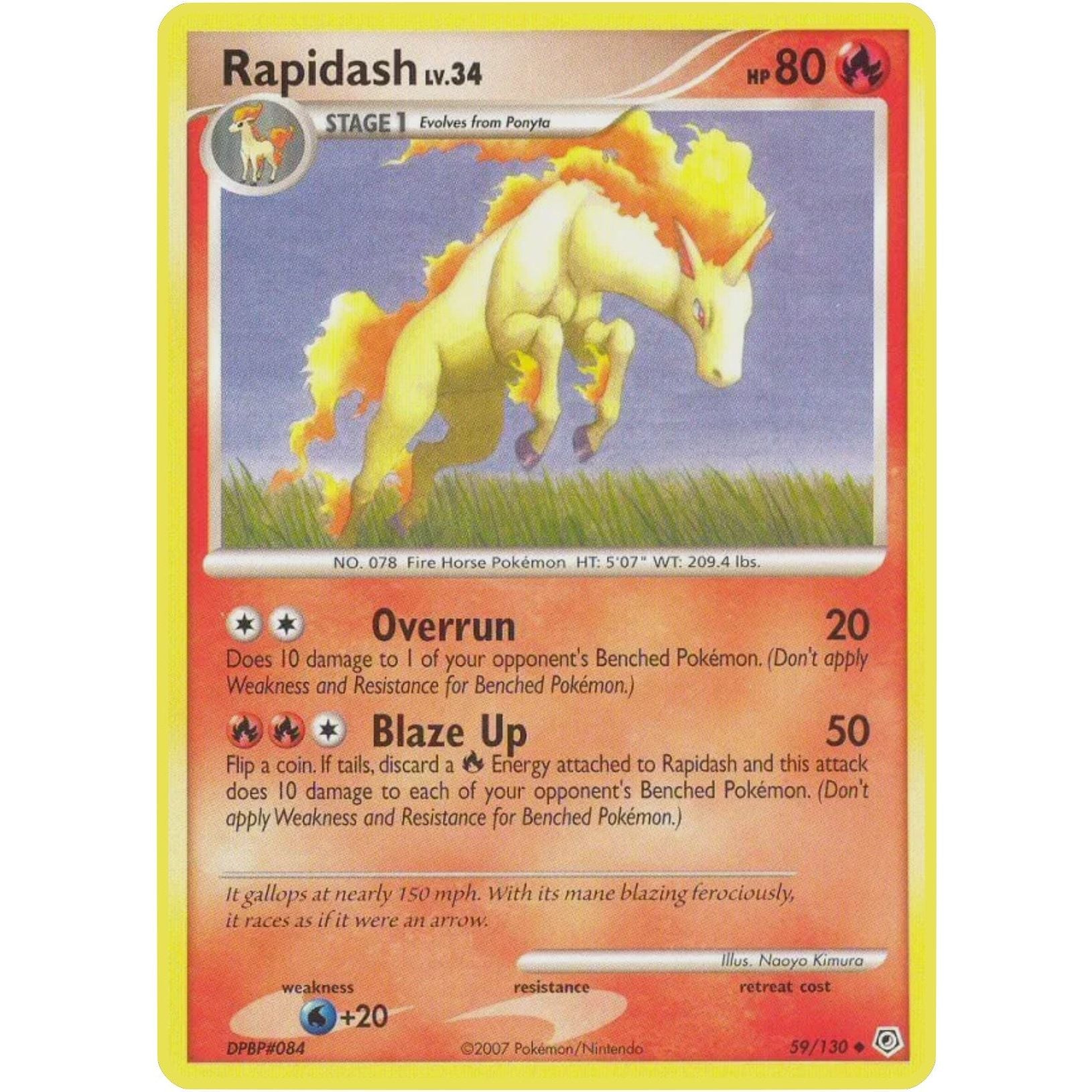 Image for Rapidash (59/130) (DP) - Pokemon