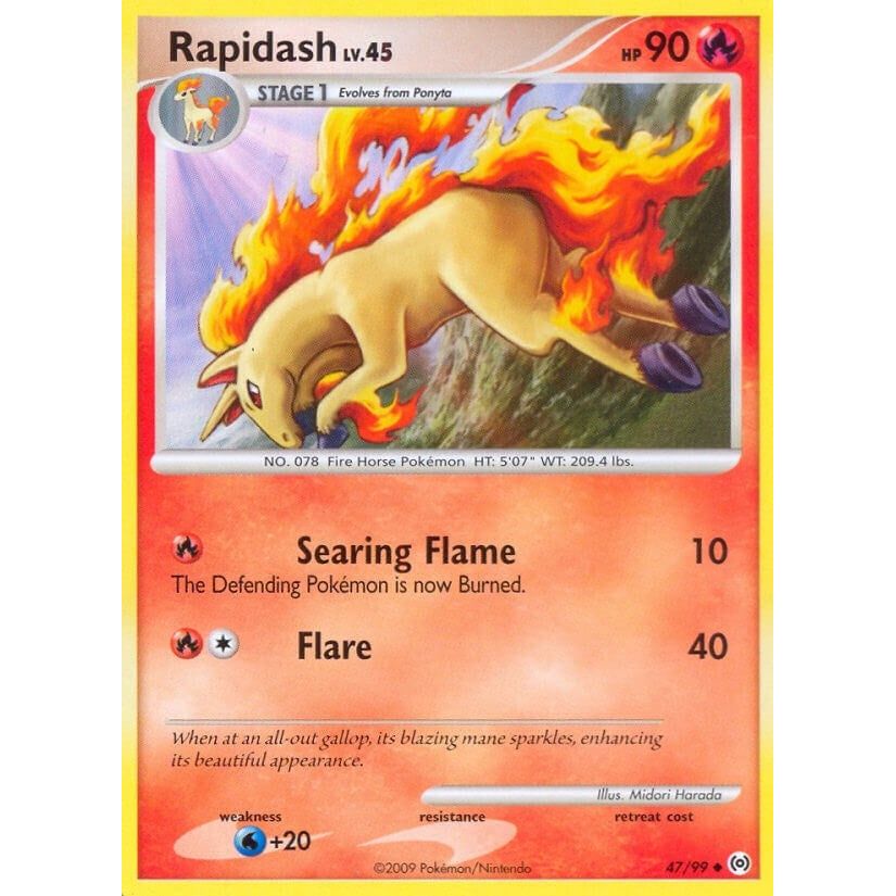 Image for Rapidash (47) (47/99) (AR) - Pokemon