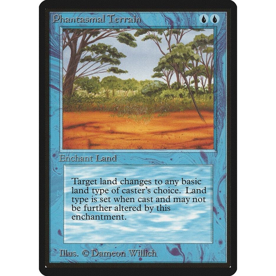 Image for Phantasmal Terrain (LEB) - Magic: The Gathering