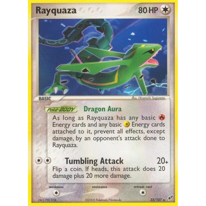 Image for Rayquaza (22/107) (DX) - Pokemon