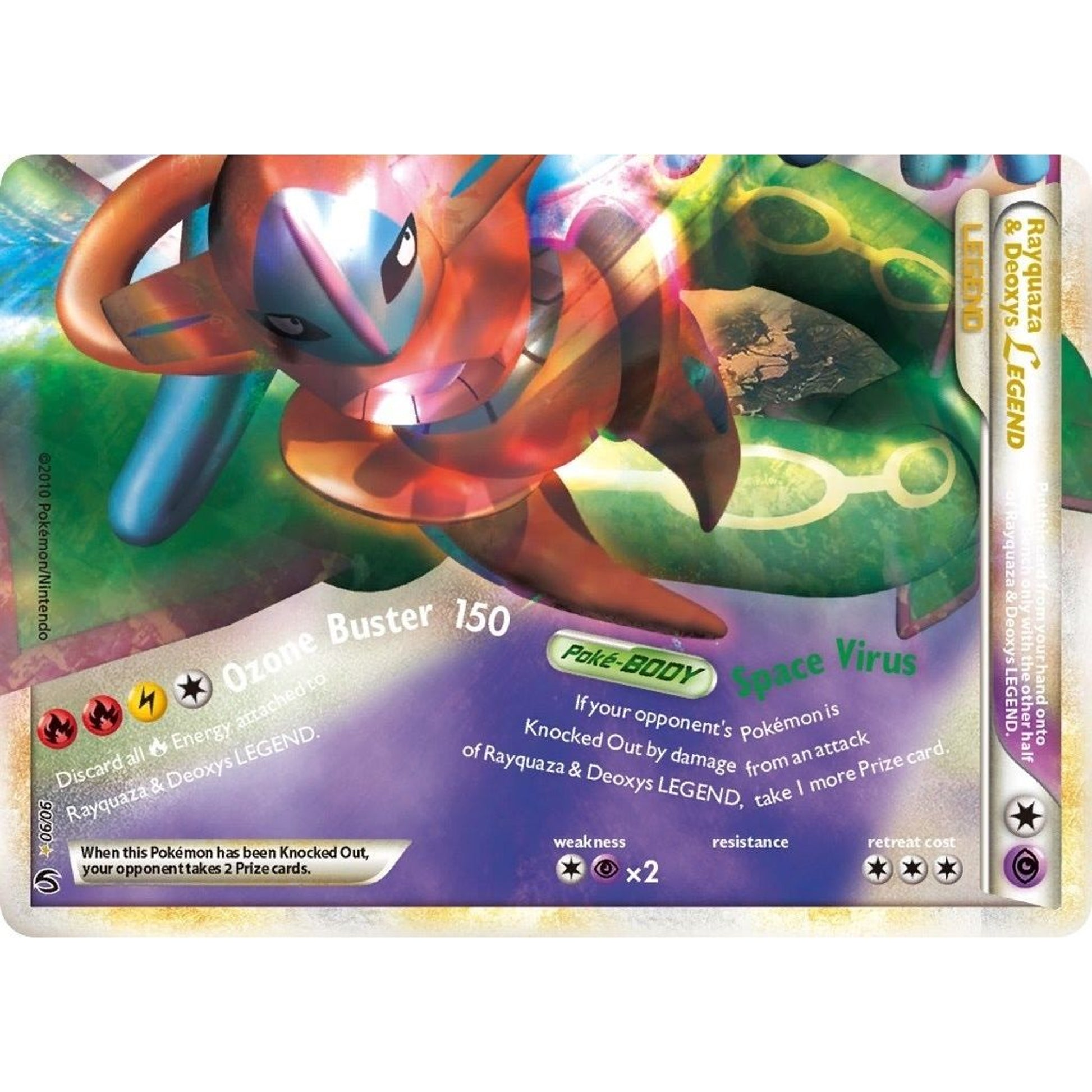 Image for Rayquaza & Deoxys Legend (Bottom) (90/90) (UD) - Pokemon